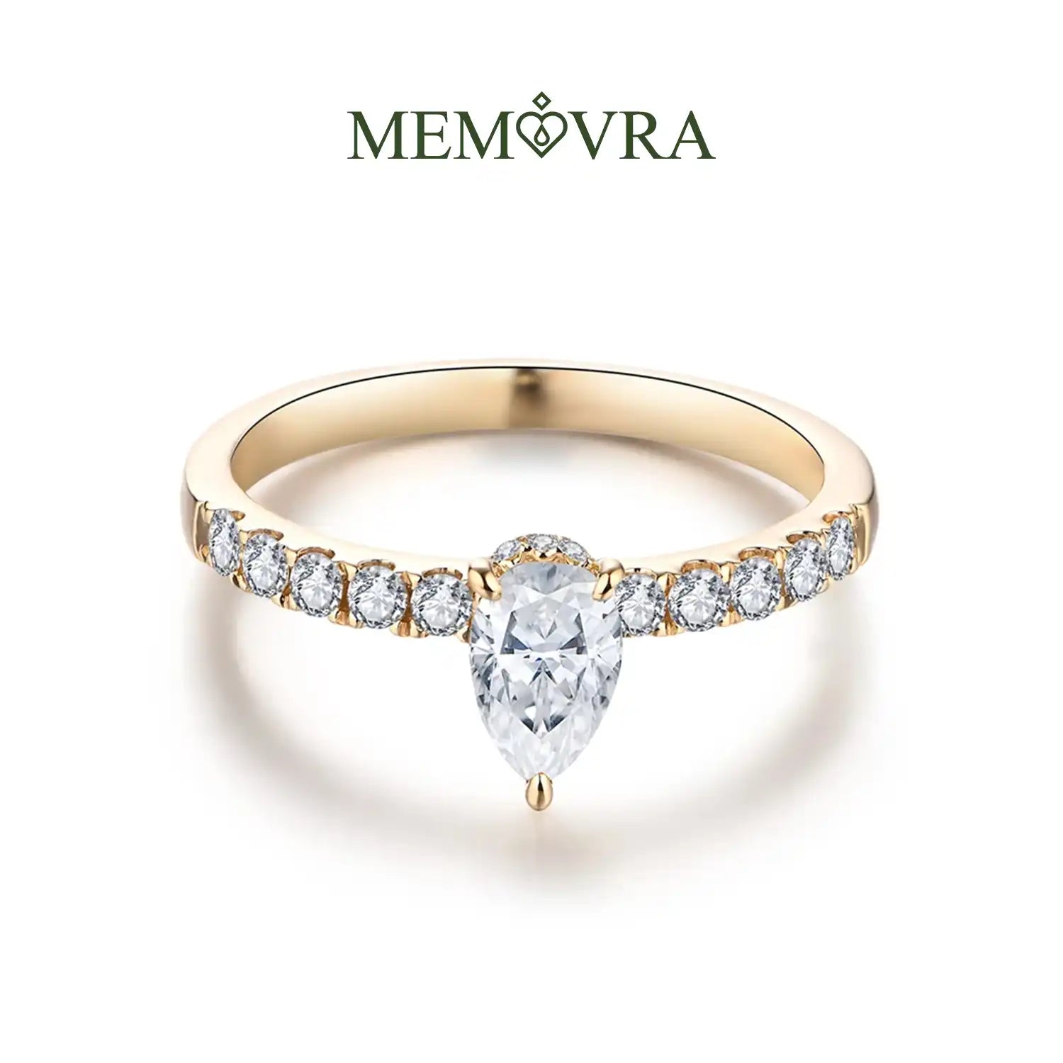 Timeless Radiance Moissanite Engagement Ring